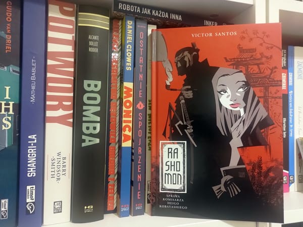 okładka komiksu Rashomon