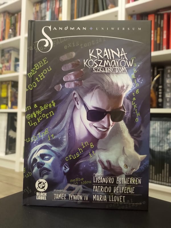 okładka komiksu "Kraina koszmarów. 2. Szklany Dom."
