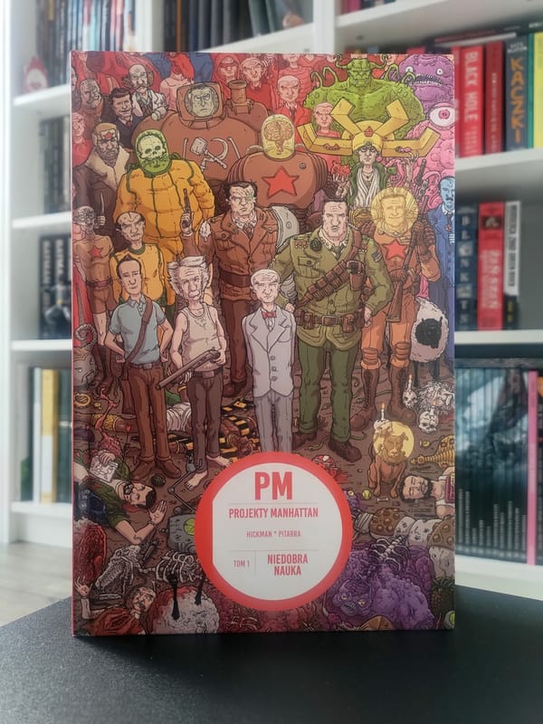 okładka komiksu "Projekty Manhattan. Tom 1. Niedobra Nauka"