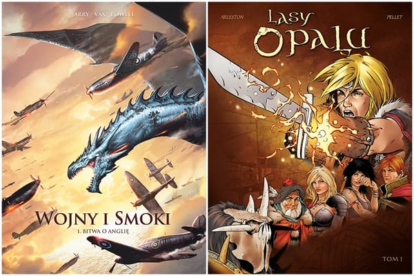 Smok kontra Spitfire oraz Magiczne Kamienie. Nowe serie komiksowe dla miłośników fantastyki od Egmontu