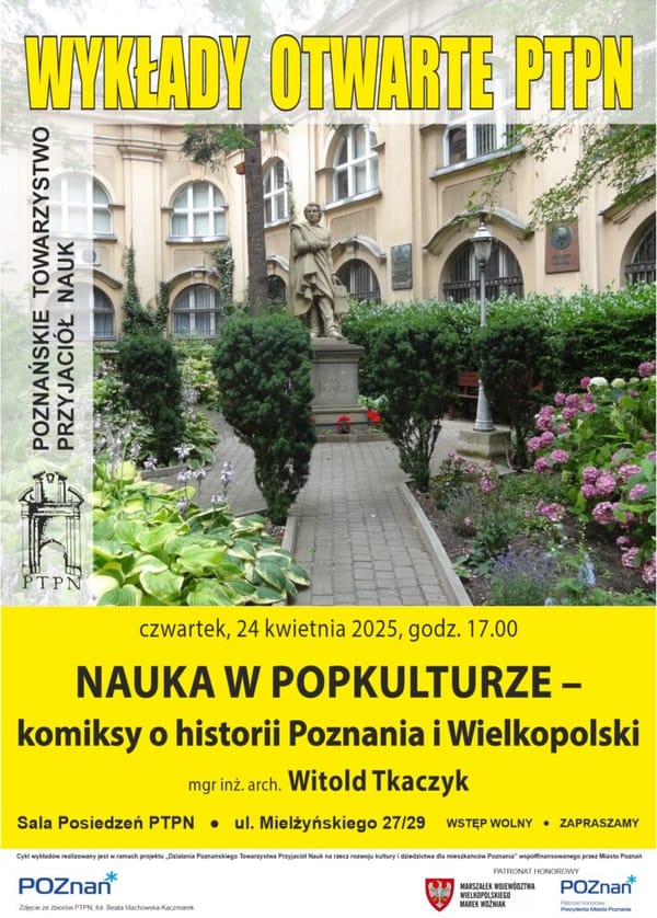 Komiksy o historii Poznania i Wielkopolski - prelekcja Witolda Tkaczyka