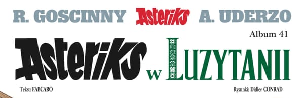 Asteriks w Luzytanii. Egmont pokazał finalną okładkę