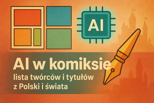AI w komiksie: lista twórców i tytułów z Polski i świata