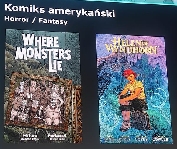 Horror prosto z USA: Piotr Kowalski i Tom King w nowych komiksach Egmontu