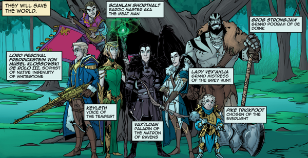 Pakiet komiksów Critical Role od Dark Horse w Humble
