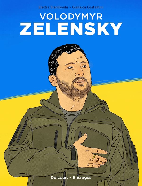 Volodymyr Zelensky w komiksie. Biografia prezydenta Ukrainy od Delcourt