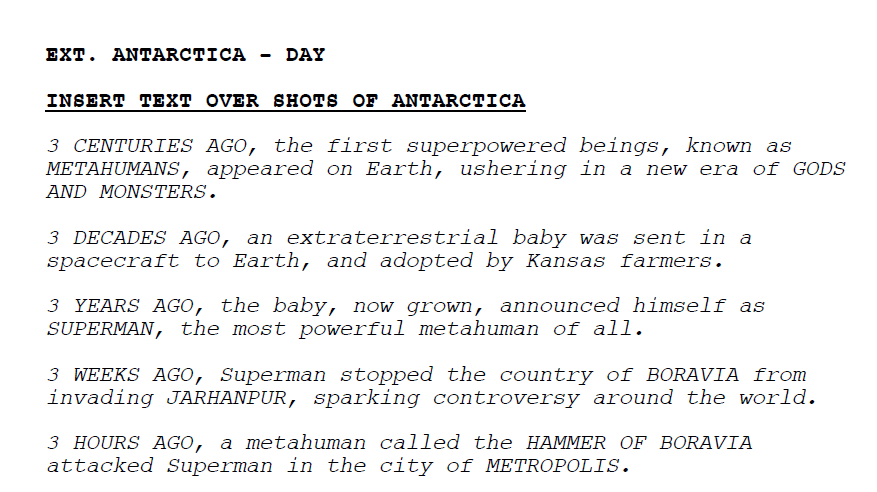 Warner Bros. udostępniło pełny scenariusz filmu „Superman” Jamesa Gunna