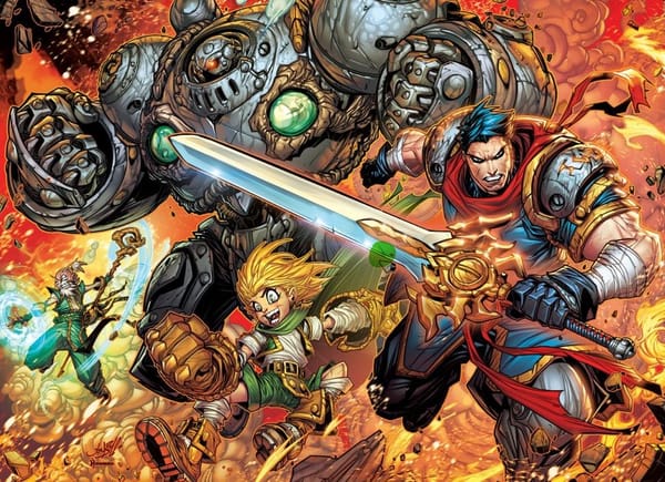 Battle Chasers w ogromnym wydaniu. Nagle Comics zapowiada 432-stronicowy tom z materiałami dodatkowymi