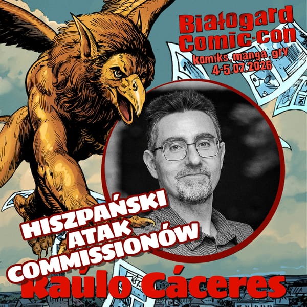 Raúlo Cáceres przyjedzie na Białogard Comic Con 2026. Można zamawiać u niego oryginały