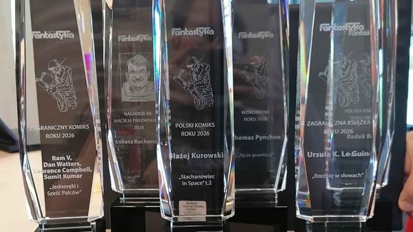 „Jednooki i Sześć Palców” oraz „Stachanowiec in Space” z Nagrodami „Nowej Fantastyki”