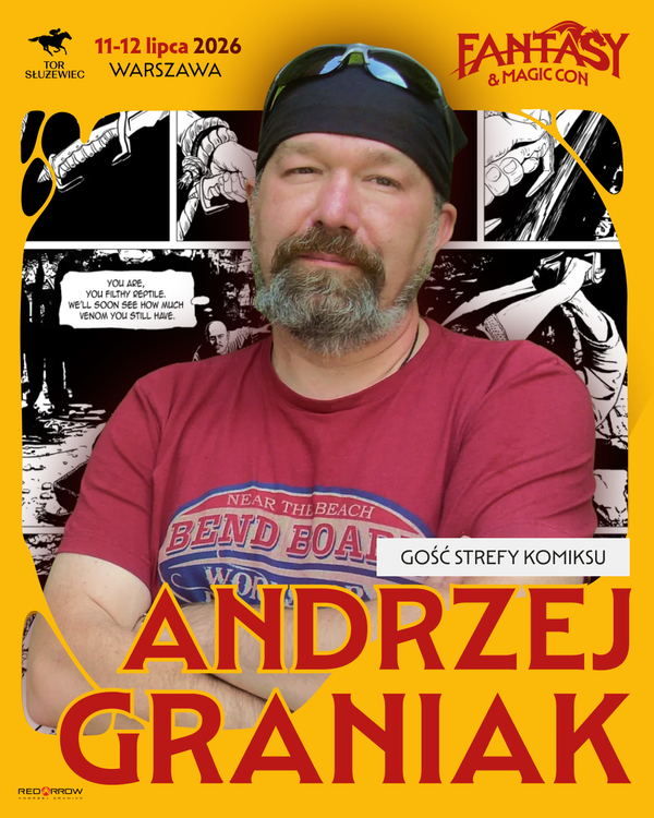 Andrzej Graniak, twórca komiksu "Goran" gościem strefy komiksu na Fantasy & Magic Con