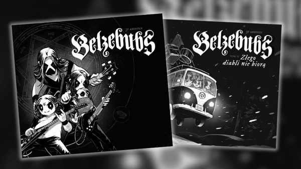 Okładki komiksów „Belzebubs” JP Ahonena wydanych w Polsce przez Diablaq