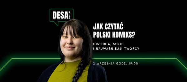 DESA Unicum zaprasza na webinar o historii polskiego komiksu