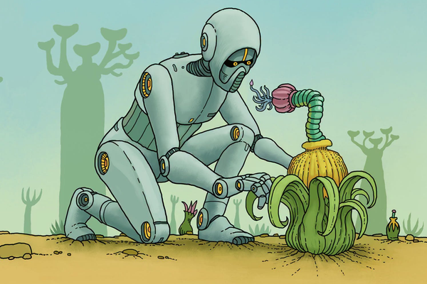 fragment okładki komiksu „Kosmiczny fenomen” Maxa Vidi Viciego