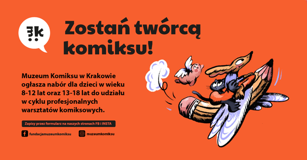 Tu nie skończy się na kilku szkicach. W Krakowie ruszają całoroczne warsztaty komiksowe
