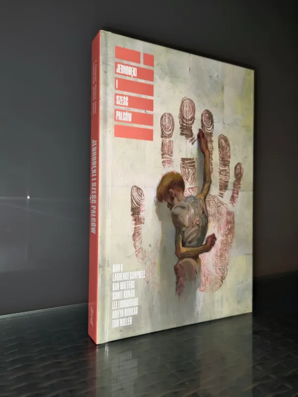 okładka komiksu "Jednoręki i Sześć palców"