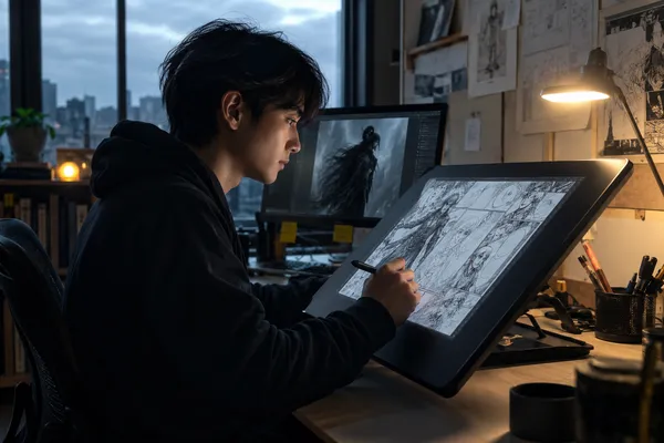 AI wchodzi do webtoonów. Korea i Indie testują przyszłość komiksu