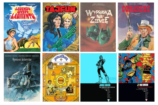 Ongrys zdradza plany wydawnicze. „Kapitan Żbik”, „Tajfun”, „Kubus Piekielny” i Dredd na liście
