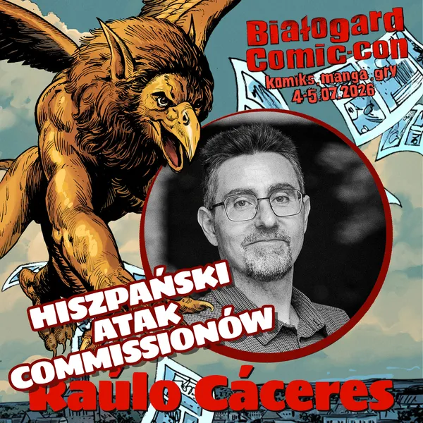 Raúlo Cáceres przyjedzie na Białogard Comic Con 2026. Można zamawiać u niego oryginały