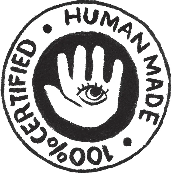 Oni Press pokazuje znak „100% HUMAN-MADE”. Komiksy bez AI mają dostać własne oznaczenie