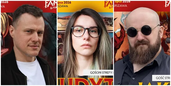 Judyta Sosna, Tomasz Kontny i Jakub Oleksów na Fantasy & Magic Con
