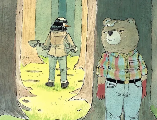 Okładka komiksu „Beneath the Trees Where Nobody Sees: Rite of Spring” Patricka Horvatha