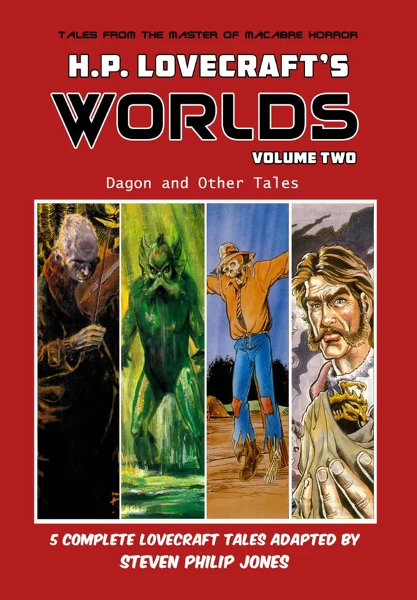 Oryginalna okładka komiksu „H.P. Lovecraft’s Worlds. Volume Two”
