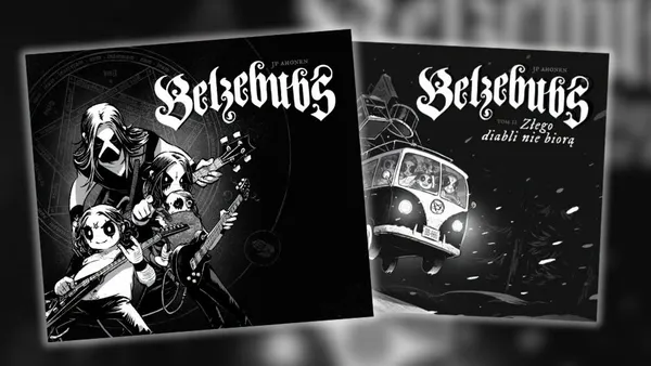 Okładki komiksów „Belzebubs” JP Ahonena wydanych w Polsce przez Diablaq
