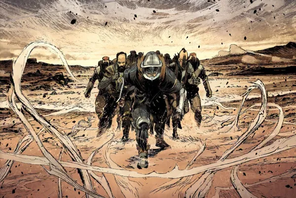 „Horda kontrwiatrowa” w sierpniu. Lost In Time wyda komiksową adaptację powieści Alaina Damasia