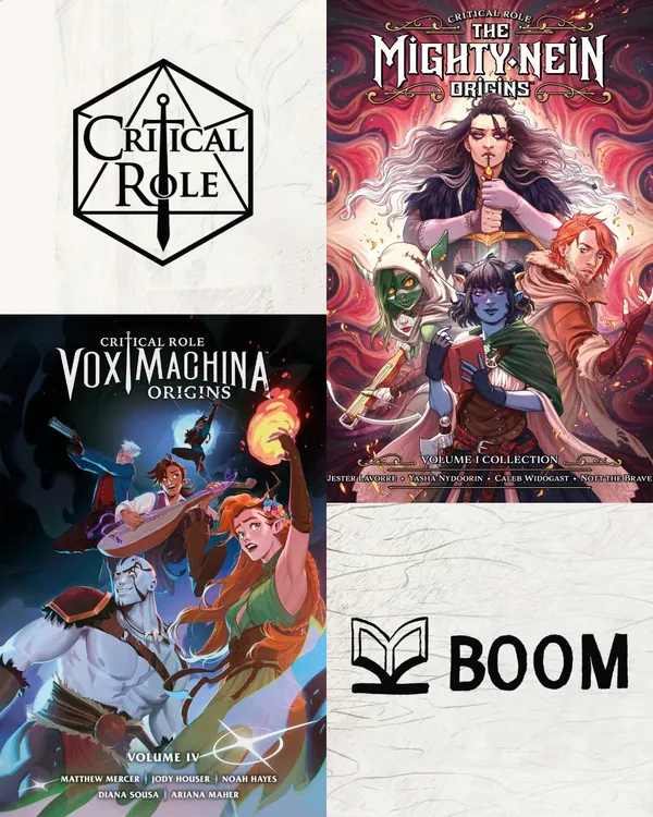 KBOOM ma zielone światło na kolejne komiksy z uniwersum Critical Role