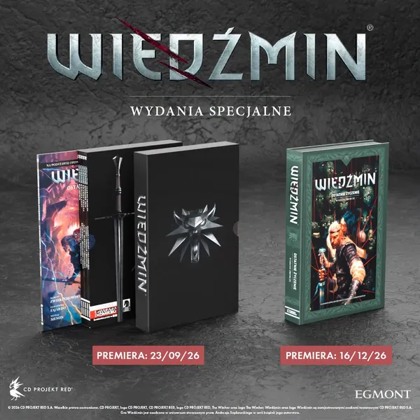 Zbiorczy „Wiedźmin” także po polsku. Egmont wyda sześć adaptacji i premierowy „Głos rozsądku”
