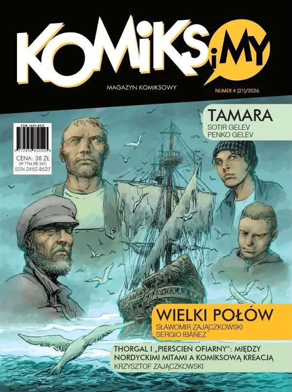 Rysował „Nippura” i „Dago”, teraz pracuje z Polakiem. Sergio Ibáñez zilustrował „Wielki połów”