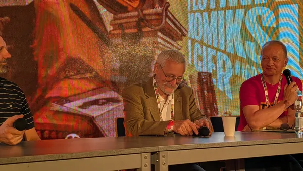 Jacek Skrzydlewski i Marcin Osuch podczas panelu na MFKiG 2026