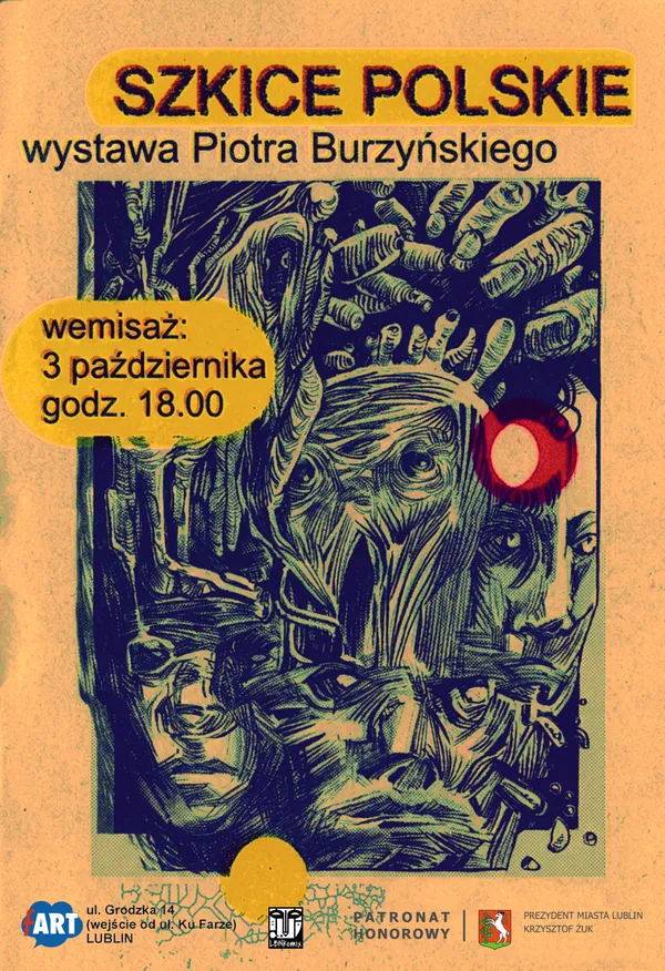 Piotr Burzyński pokaże „Szkice Polskie”. Przygotowuje również komiks o Lublinie